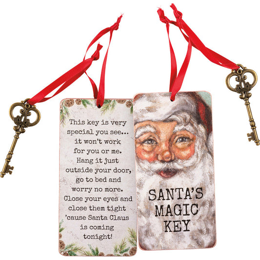 Christmas Ornament "Santa's Magic Key" #100-C134