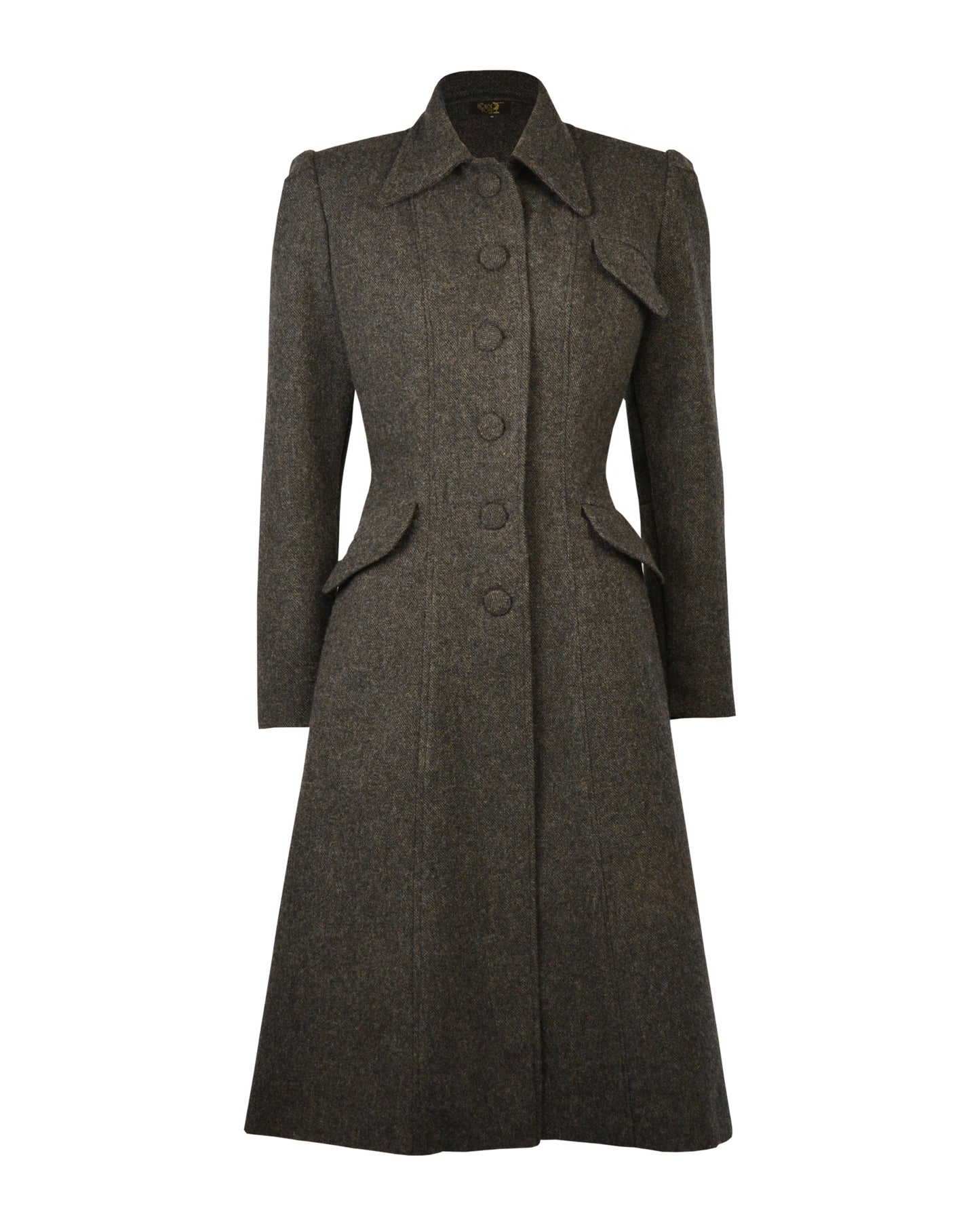 1930s/40s Princess Line Coat - Wool