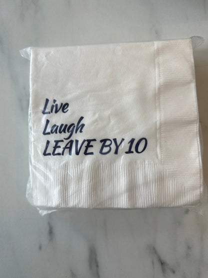 Live Laugh LEAVE BY 10-40ct