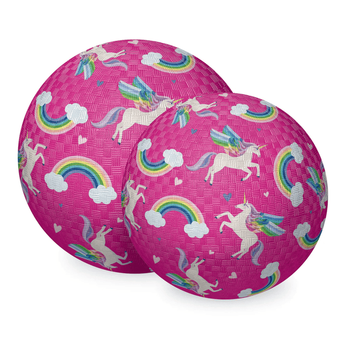Crocodile Creek 7 Inch Playground Ball - Unicorn Rainbow