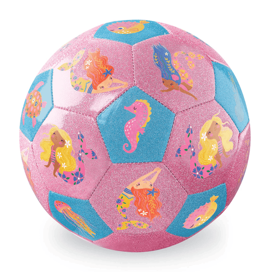 Crocodile Creek Glitter Soccer Ball - Mermaid Friends (Size 3)
