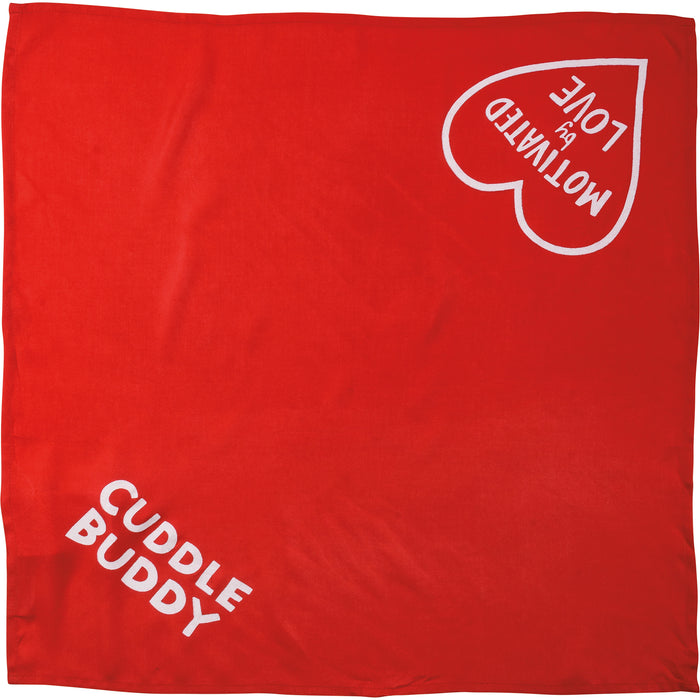 "Cuddle Buddy" "Motivated by Love" Reversible Pet Bandana for Dogs and Cats #100-1459