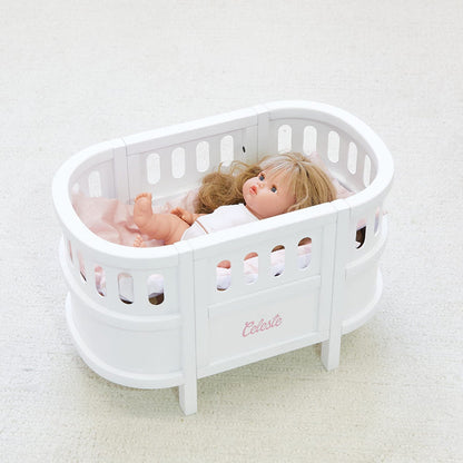 Doll Bedding - reversible Daisy