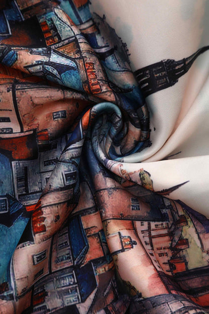 Amanda Edinburgh Scotland Skyline Swing Dress