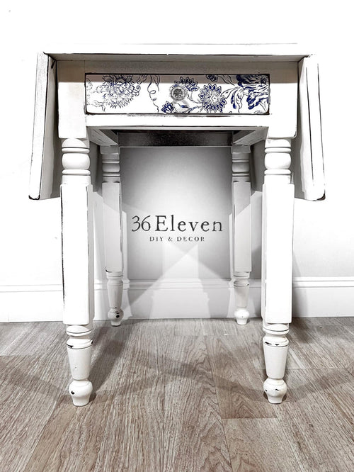 Floral Drop Leaf Table
