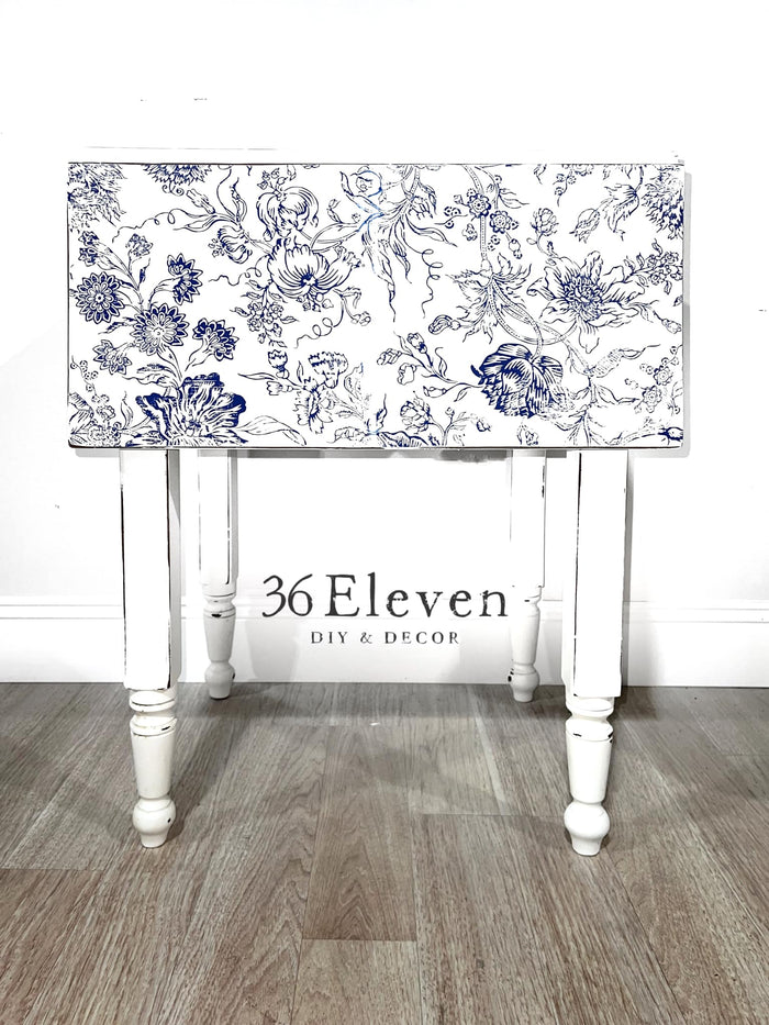 Floral Drop Leaf Table
