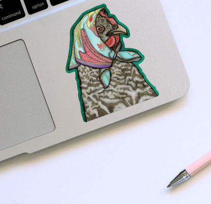 PinkPolish Design Stickers "Grandma Barred" Vinyl Die Cut Sticker