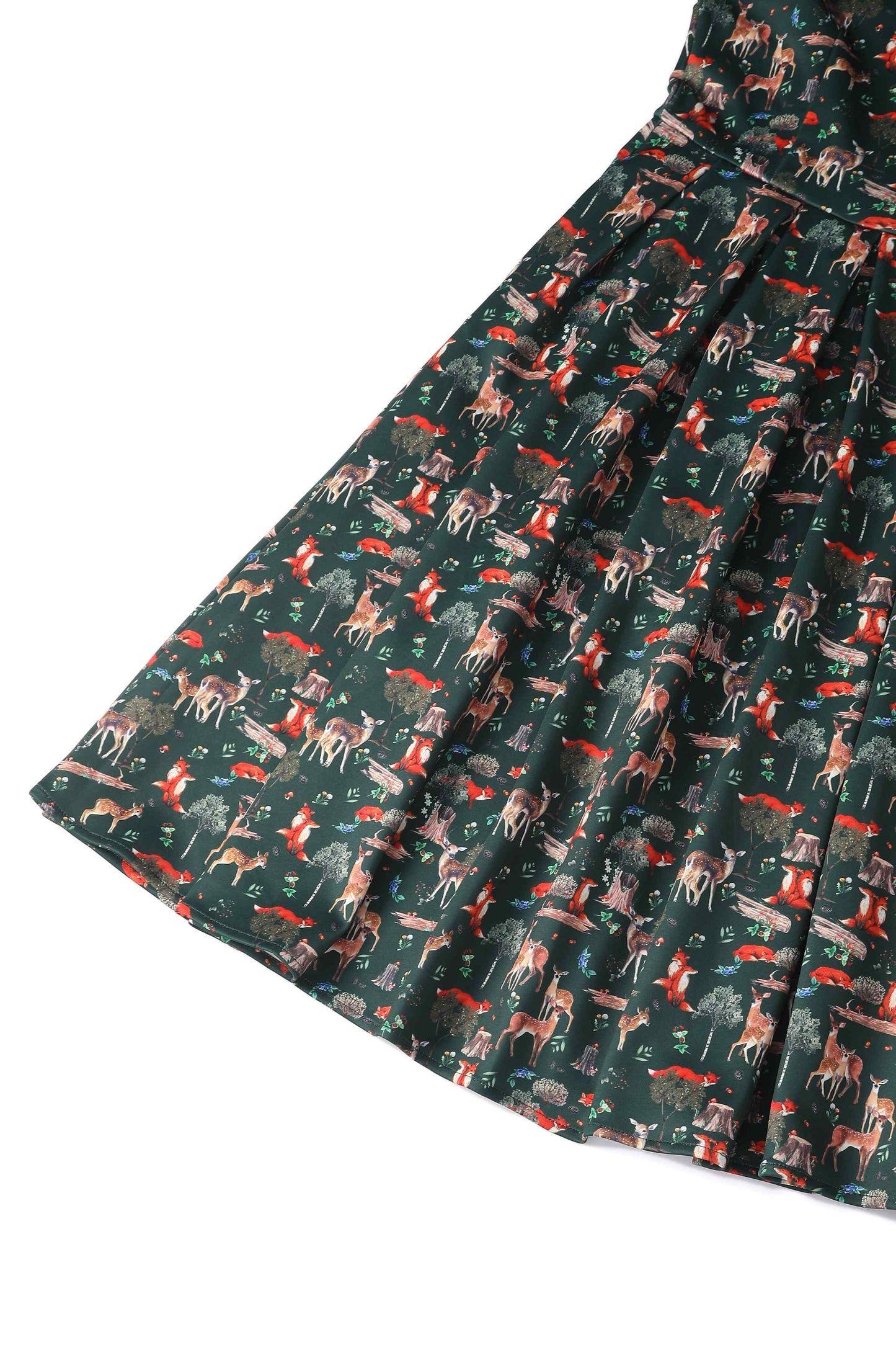 Amanda Green Woodland Fox & Deer Dress