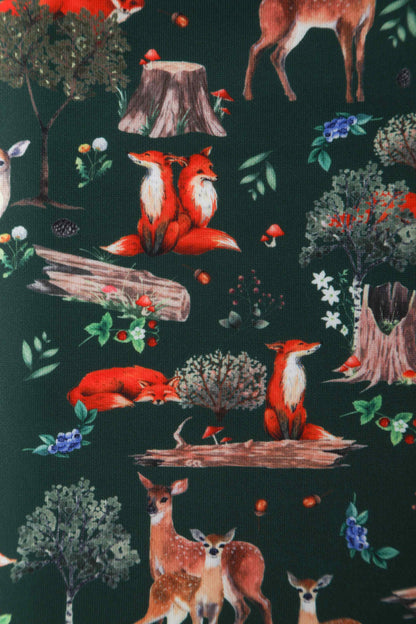 Amanda Green Woodland Fox & Deer Dress
