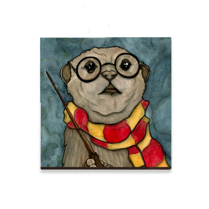 PinkPolish Design Magnets "Harry Otter" Wood Refrigerator Magnet