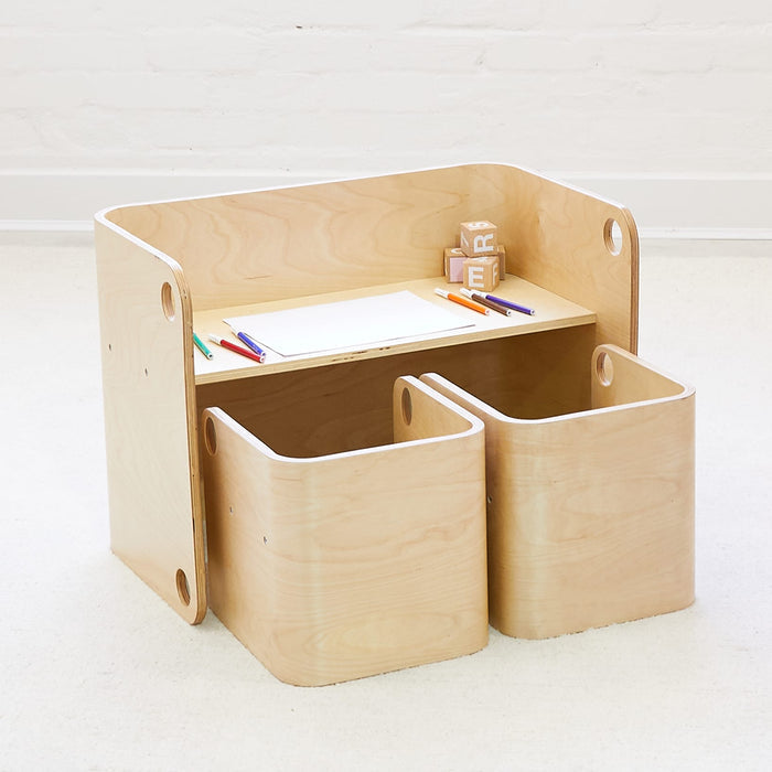 Henry Toddler Table Set Natural