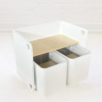 Henry Toddler Table Set White