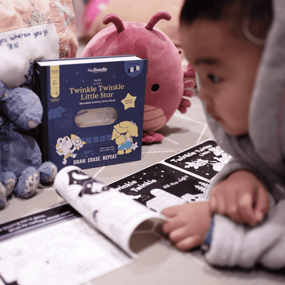 HeyDoodle Twinkle Twinkle Little Star Tales - Reusable Colouring Book