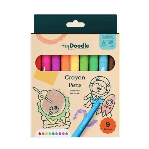 HeyDoodle Washable Crayon Pens