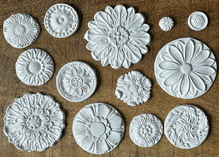 IOD Decor Mould Rosettes by Iron Orchid Designs