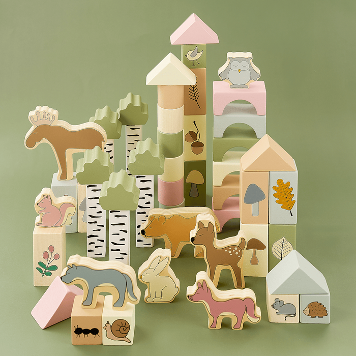 JaBaDaBaDo Building Blocks Forest 50pcs