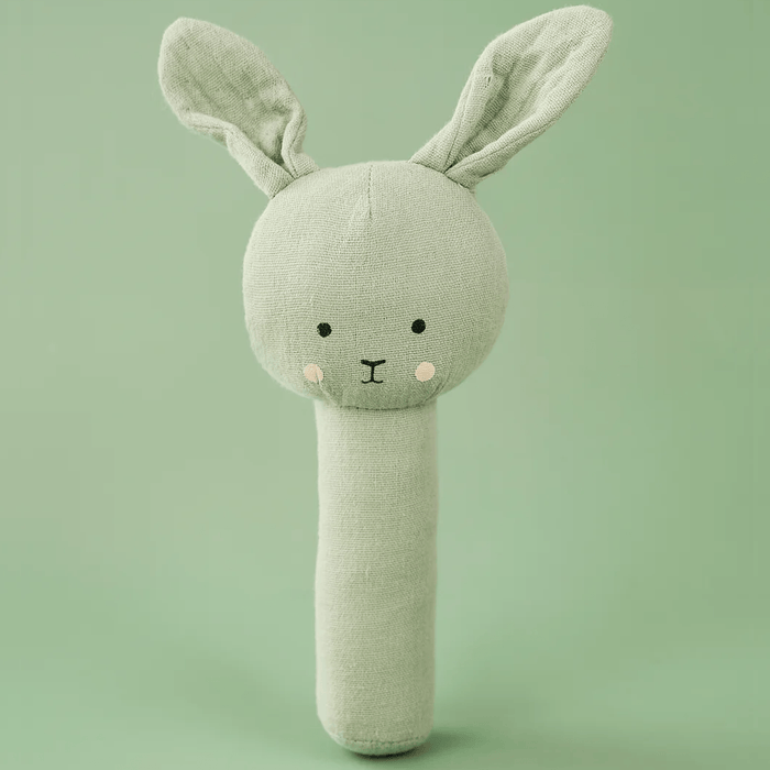 JaBaDaBaDo Rattle Bunny Green