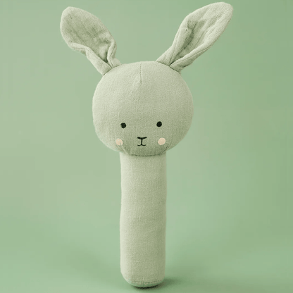 JaBaDaBaDo Rattle Bunny Green