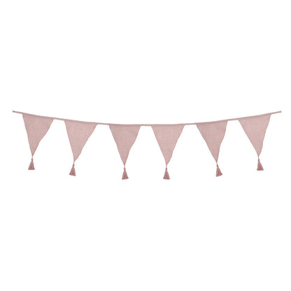 JaBaDaBaDo Textile Bunting Pink