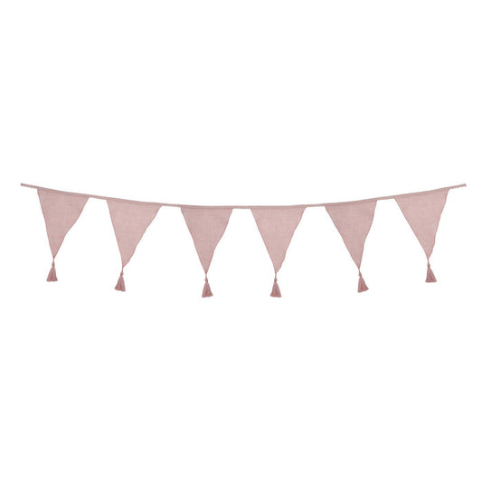 JaBaDaBaDo Textile Bunting Pink