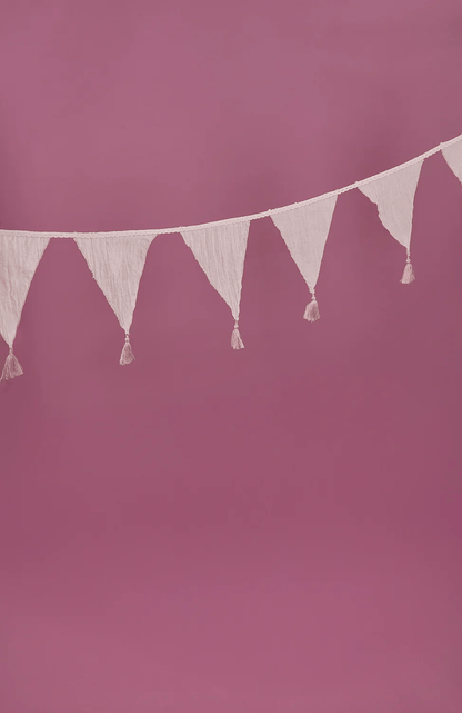 JaBaDaBaDo Textile Bunting Pink