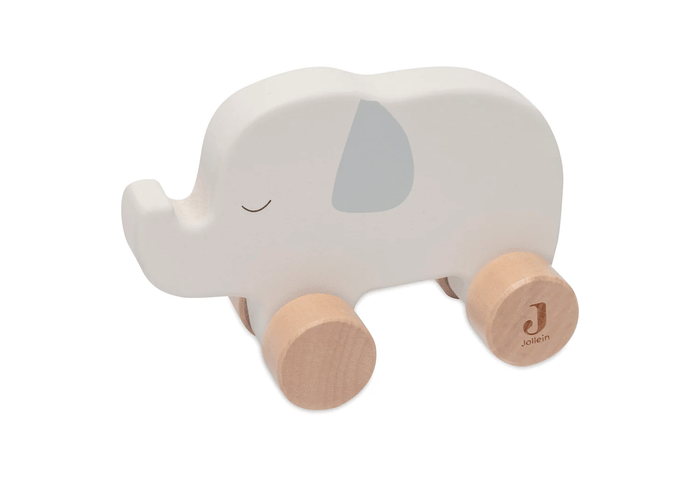 Jollein Wooden Elephant On Wheels Jungle  Jambo