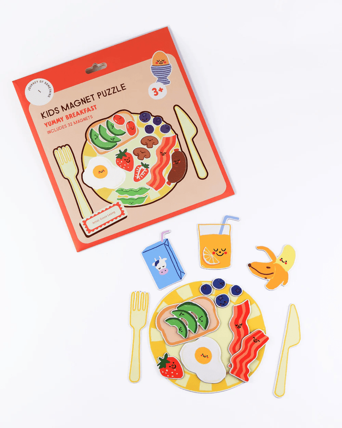 Journey Of Something Kids Magnet Puzzle - Yummy Breakfast