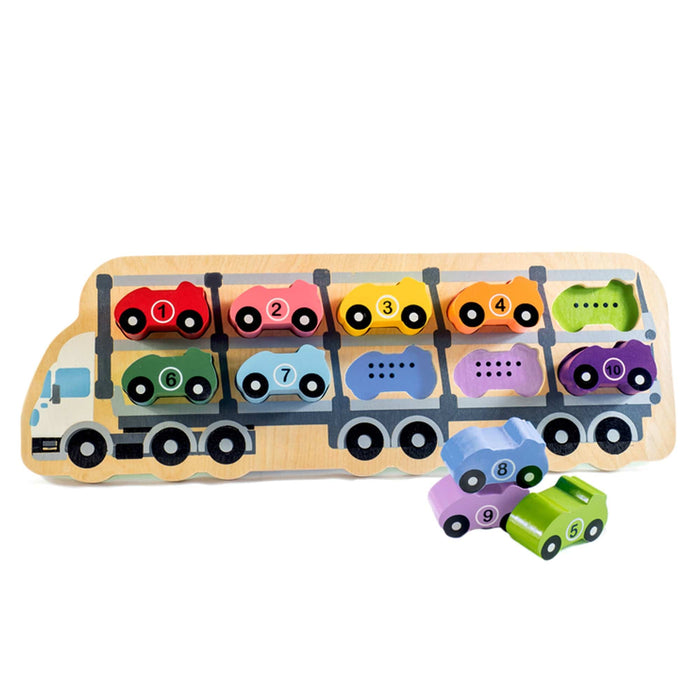 Kiddie Connect 1-10 Car Puzzle