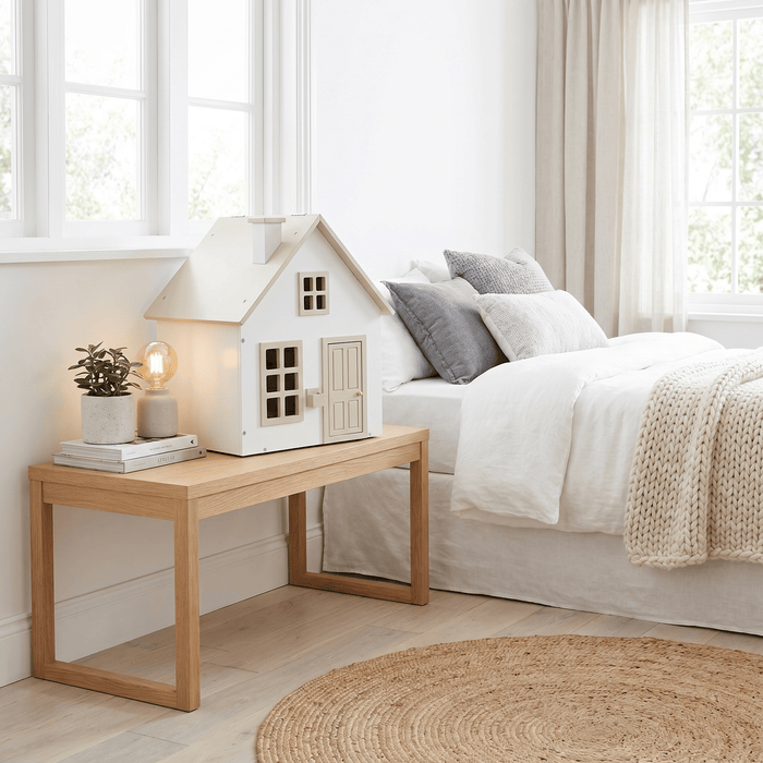 Koda Doll House with Family & Furniture Set Nougat