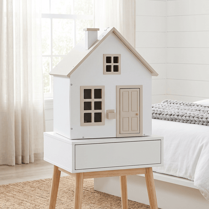 Koda Doll House with Family & Furniture Set Soft Pink