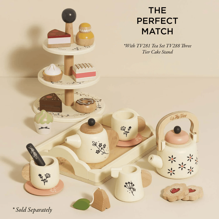 Le Toy Van Wooden Tea Set & Tray