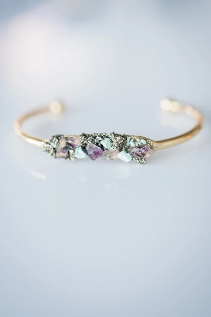 Lillian Crystal Cuff Bracelet