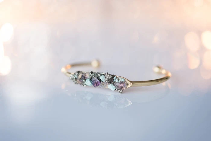Lillian Crystal Cuff Bracelet