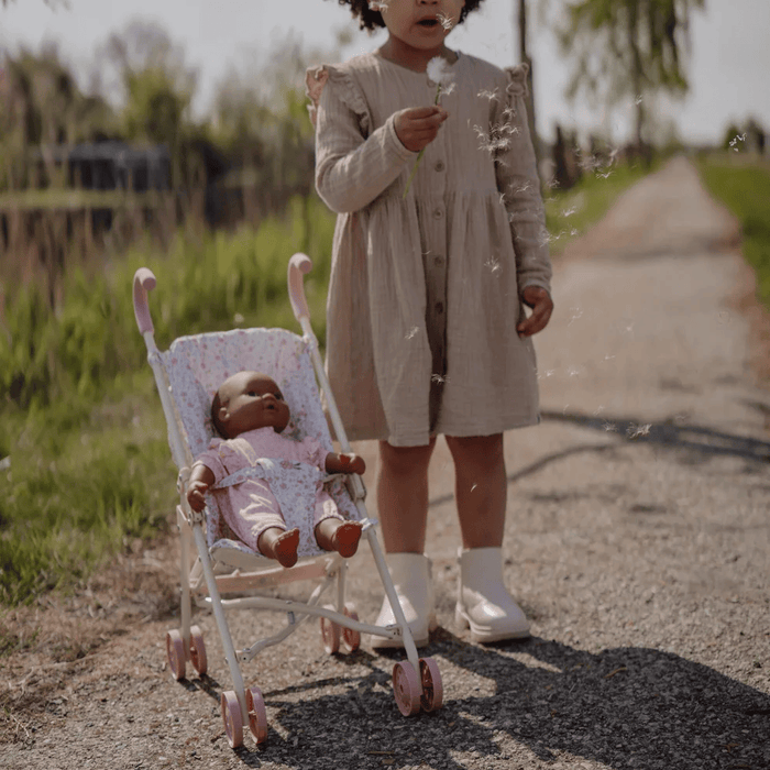 Little Dutch Doll Stroller - Metal - Floral