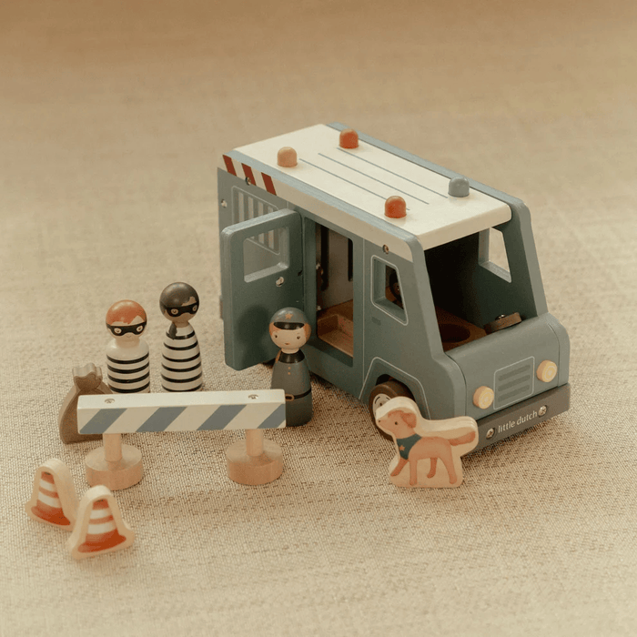 Little Dutch Police Car w/ Peg Doll