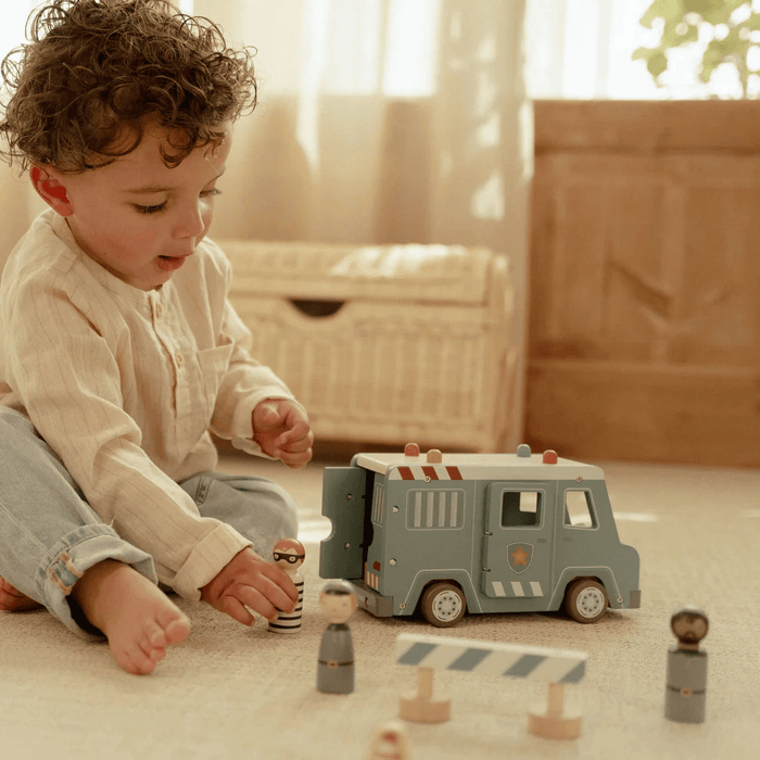 Little Dutch Police Car w/ Peg Doll
