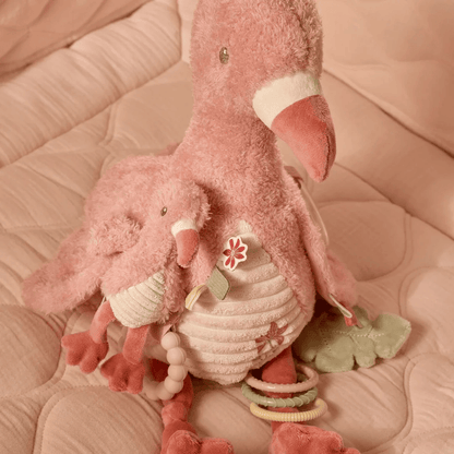Little Dutch Safari Friends Activity Cuddle Flamingo