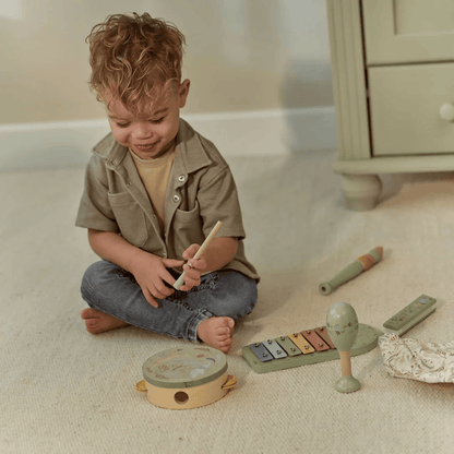 Little Dutch Safari Friends Music Set Green