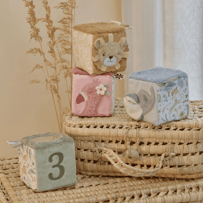 Little Dutch Safari Friends Soft Block Set