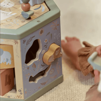 Little Dutch Safari Friends Wooden Activity Hexagon