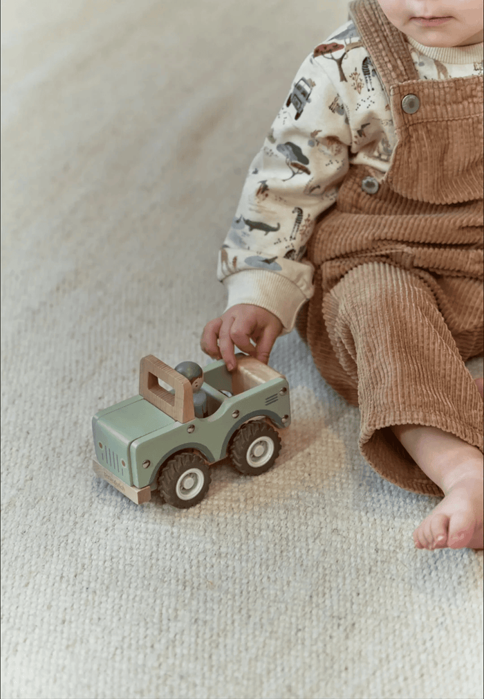 Little Dutch Safari Friends Wooden Safari Car