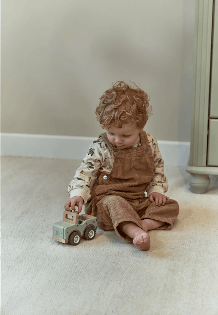 Little Dutch Safari Friends Wooden Safari Car