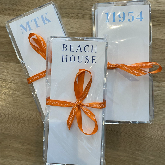 Lucite Note Pad