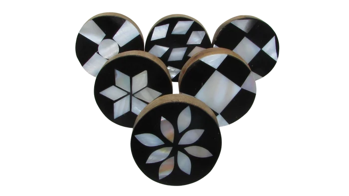Mackenzie Wooden Geometric Knobs