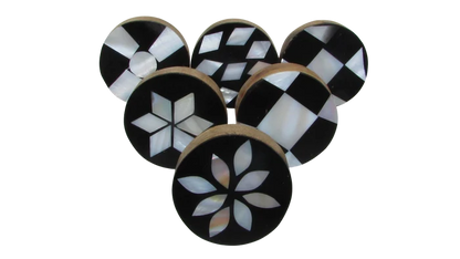 Mackenzie Wooden Geometric Knobs