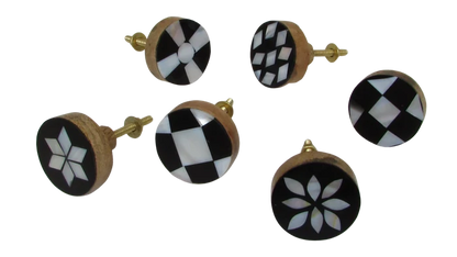 Mackenzie Wooden Geometric Knobs