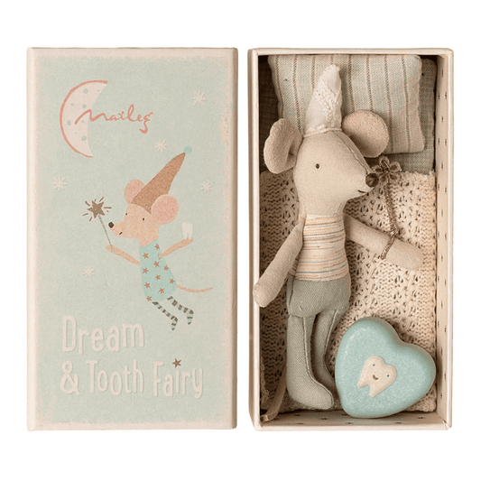 Maileg Tooth Fairy Mouse  Little Brother in Matchbox New