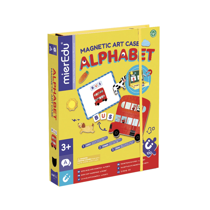 Mieredu Magnetic Art Case Alphabet