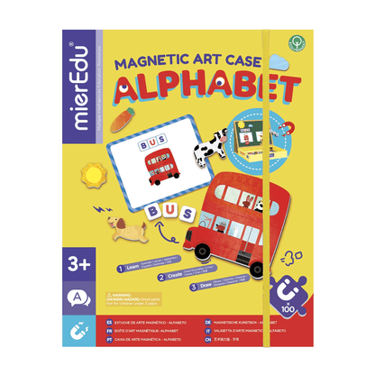 Mieredu Magnetic Art Case Alphabet