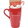 Naughty or Nice Latte Mug #1600